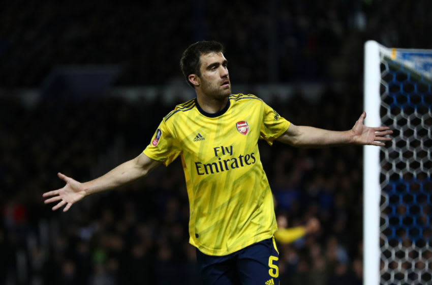 Arsenal, Sokratis (Photo by Dan Istitene/Getty Images)
