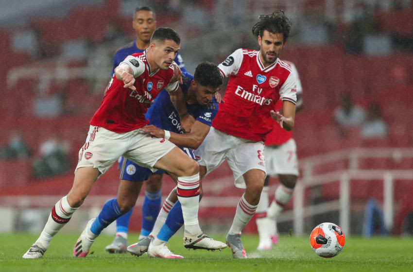 Arsenal, Granit Xhaka, Dani Ceballos (Photo by James Williamson - AMA/Getty Images)